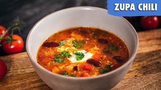 Meksykańska ZUPA CHILI  gęsta i aromatyczna Szybki i prosty przepis  UMAMI [upl. by Auhel]