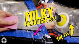 This Simple Headlight Hack Starts Off Gross But Reveals A Crystal Clear View  Chemical Guys [upl. by Leanahtan]