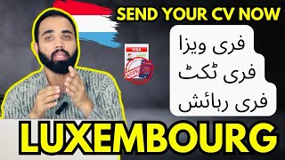 How to Luxembourg Work Visa Apply Online  Skilled amp Unskilled Jobs  Apply for jobs In Luxembourg [upl. by Philips]