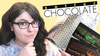 Trying out Zotter Chocolates New Subscription Box [upl. by Htilil]