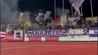 Austria Wien in Kapfenberg Cup  210921  Pyroshow [upl. by Alyda]