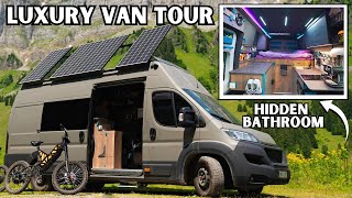 Inside the Most FUTURISTIC Campervan  DIY Van Tour [upl. by Gilud]