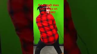 Kreekcraft does tyla dance on STREAM shorts roblox [upl. by Leirbag]