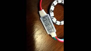 LED Ring 12 x WS2812 5050 RGB LED Ring Lamp  SP002E Controller  DC 5V   RGB COLOR [upl. by Allebasi728]