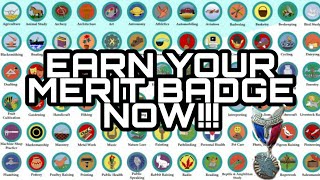 HOW TO EARN MERIT BADGES [upl. by Nnairam103]