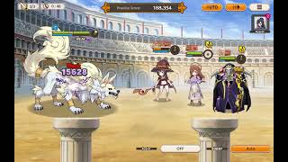 Konosuba Battle Arena  Light Blood Fang  1395k DMG  Full Auto  No FES Arue or Xmas Lolisa [upl. by Llertnom602]