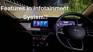 Talking about some features in Infotainment System xuv700 [upl. by Natelson]