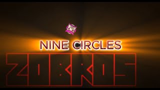 Nine Circles  Geometry Dash  First Hard Demon [upl. by Nnael]