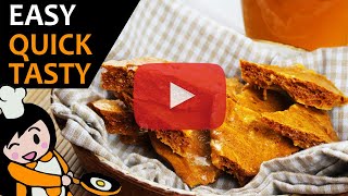 Honeycomb  How To Make Honeycomb  Honeycomb Recipe  Recipe Videos [upl. by Teddy649]