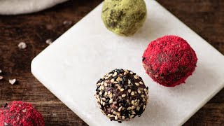 Energy Balls mit Datteln in 5 Minuten – Gesunde Energiebomben [upl. by Mason]