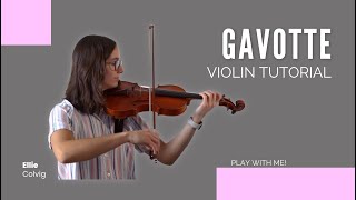 Gavotte  Suzuki Violin Book 1 [upl. by Carlotta]