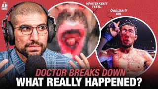 Sports Doctor explains Robert Whittakers horrific injury others  The Ariel Helwani Show [upl. by Schwing]