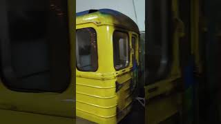 08012024 1551 Kharkiv Ukraine Metro train  FC Metalist station Center rynok [upl. by Omolhs335]