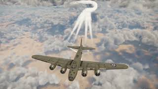 B17 Shot Down By German Fighters Cinematic [upl. by Alyn917]