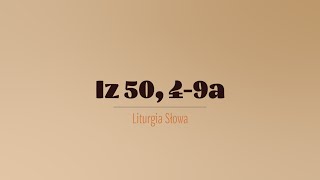 PierwszeCzytanie  27 marca 2024  Wielka Środa [upl. by Ennovart]