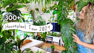 300 Houseplant Tour 🌿 2024 Plant Collection Home Tour Rare and Common 🌱 [upl. by Phillipp]