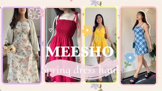 Meesho Spring dress haul this will blow your mind😭😩✨true review [upl. by Theodoric]