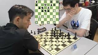 A Premature Sacrifice  Adam Hafiz vs FM Tan Jun Ying  MCF Blitz 2024 [upl. by Catt]