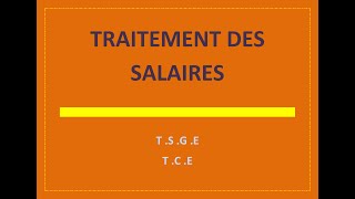 traitement des salaires  CALCUL DU SALAIRE les indemnité et les primes [upl. by Patten]