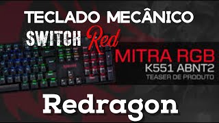 Teclado Mitra RGB Redragon [upl. by Lanaj740]