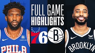 Brooklyn Nets vs Philadelphia 76ers Full Game Highlights  Nov 19  NBA Regular Season 2023 [upl. by Annotahs]