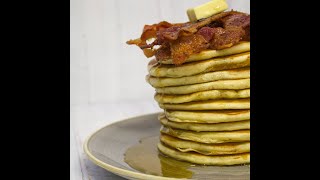 Recipe American Style Pancakes [upl. by Gittel372]