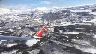 Norwegian Boeing 737 Taking Off from Bardufoss Air Station RNAF [upl. by Fakieh273]