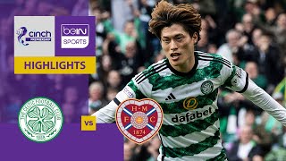 Celtic v Hearts  Scottish Premiership 2324 Match Highlights [upl. by Llenol]