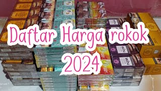 Harga rokok terbaru 2024 naik banyak [upl. by Daenis]