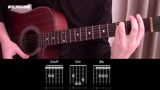 Sunshine  Cat Dealers  Guitar Lesson Tab Tutorial  How To Play [upl. by Owena]