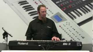 Roland BK3 NAMM 2013 Booth Demo [upl. by Divadnahtanoj319]