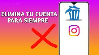 COMO ELIMINAR CUENTA DE INSTAGRAM DE FORMA DEFINITIVA 2024 [upl. by Aikenahs481]