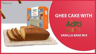 Ghee Cake by Aditi Marvel Vanilla bake mix [upl. by Ielarol974]