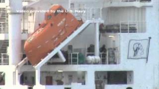 Marines gain control of the MV Magellan Star from suspected pirates [upl. by Netsoj220]