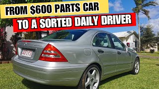 The 600 W203 Mercedes C200K project car gets back on the road FUTURE PLANS Ep 9 [upl. by Evad207]