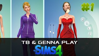 TB amp Genna Play The Sims 4  Part 1 [upl. by Tarrant461]