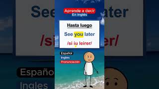 Maneras para despedirse en ingles Suscribete y aprende inglés Fácil 😜 englishw2tin inglesfacil [upl. by Ansley332]