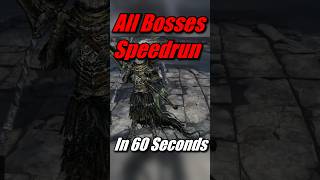 Dark Souls 3 All Bosses Speedrun in 60 Seconds [upl. by Zachar398]