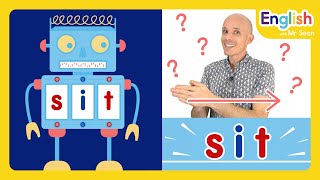 🤖 Learn to Read the Fun and Easy Way  Blending Letter Sounds  CVC Words with satipn  Kids phonics [upl. by Stevenson]