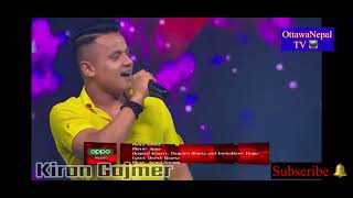 Kiran GajmerSemi final voice of Nepal3Hawa Sarara2021 [upl. by Bolger376]