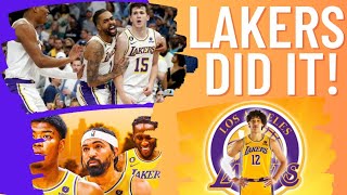 Lakers Did It Lakers Kept Core amp Built Around The Edges [upl. by Lennon]