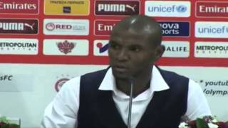 Eric Abidal beendet ProfiKarriere  Olympiakos Piräus  FC Barcelona  Frankreich [upl. by Tertia867]