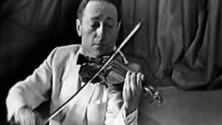 Jascha Heifetz Plays Dinicu Hora Staccato [upl. by Aelsel]