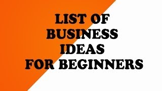 Business Ideas For Beginners  Business Plan Template [upl. by Tatia]