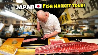 26 Course LUXURY Sushi Omakase amp NEW Toyosu FISH MARKET in Tokyo Japan [upl. by Antony]