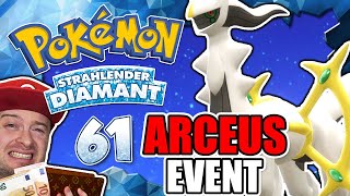 POKÉMON STRAHLENDER DIAMANT 💎 61 Arceus Event mit Azurflöte [upl. by Nyram]