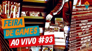 LIQUIDAÇÃO DE GAMES 🎮 Feira AO VIVO 🔴 Gameteczone 93 [upl. by Pulcheria394]