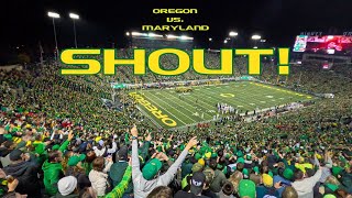 SHOUT  Oregon vs Maryland [upl. by Akinas300]