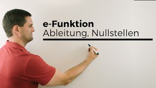 eFunktion Ableitung Nullstellen Exponentialfunktion Schar Parameter  Mathe by Daniel Jung [upl. by Elora501]