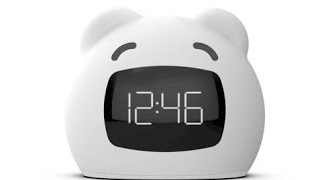 ⏰🐻🔋Battery amp SetupCapello Kids Sleepy Bear Alarm ClockModel CA6 [upl. by Aicatan]